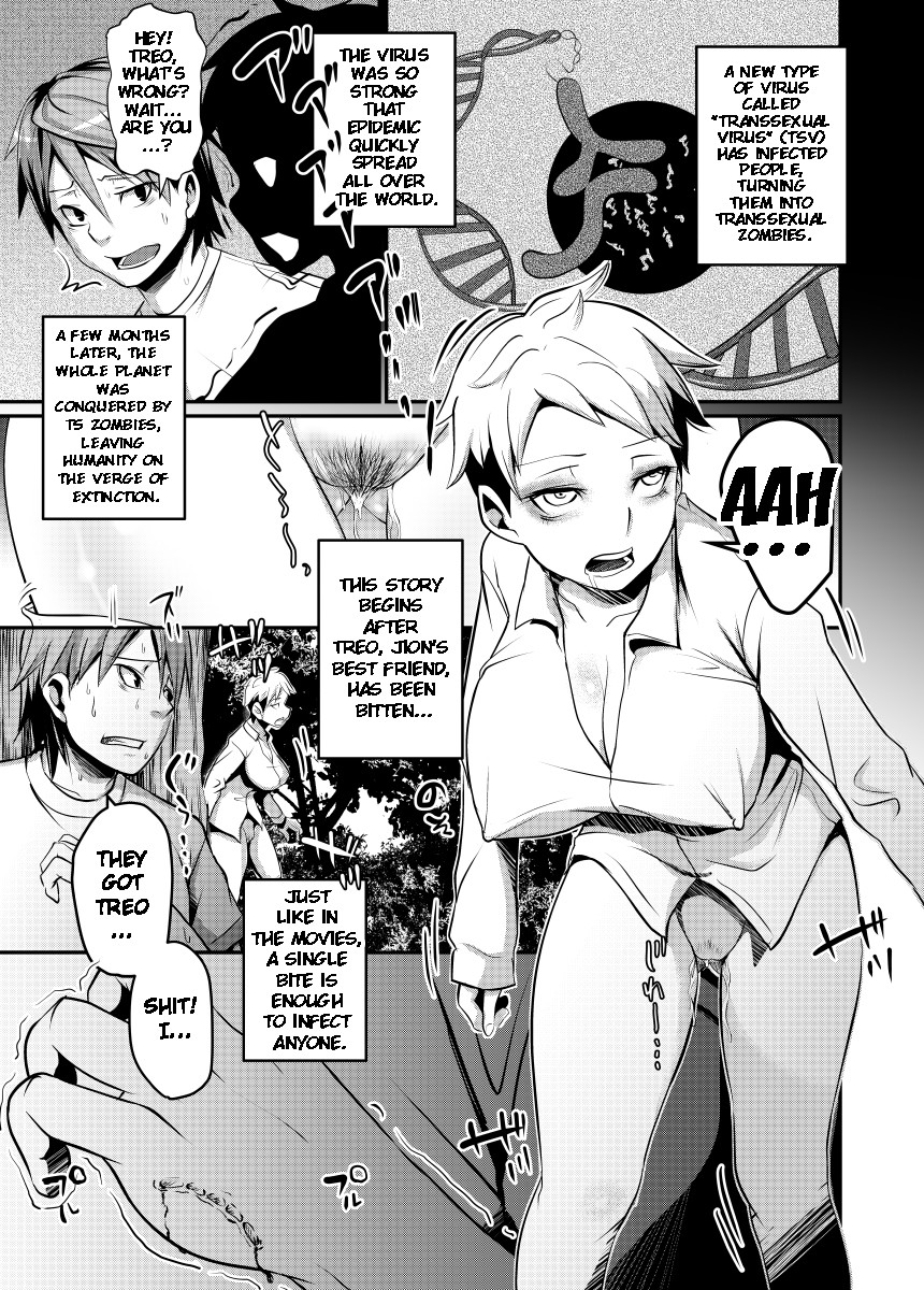 Hentai Manga Comic-Losing My Virginity as a Genderswapped Zombie-Read-2